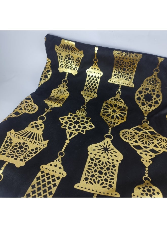 2 كافر كوشن رمضان بخامة قطيفة وكتان – جودة عالية وتصميم أنيق - Image 4